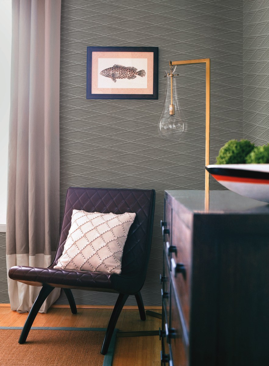 Обои Ronald Redding Handcrafted Naturals Lofty Peaks HC7511 фото в интерьере